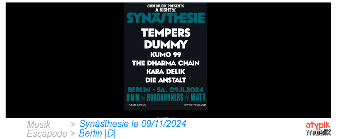 Synästhesie à Berlin en Allemagne.