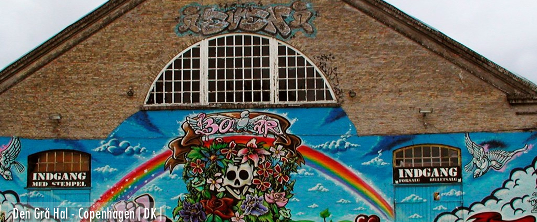 Les salles de concert alternatives à Copenhague/Copenhagen/København au Danemark.