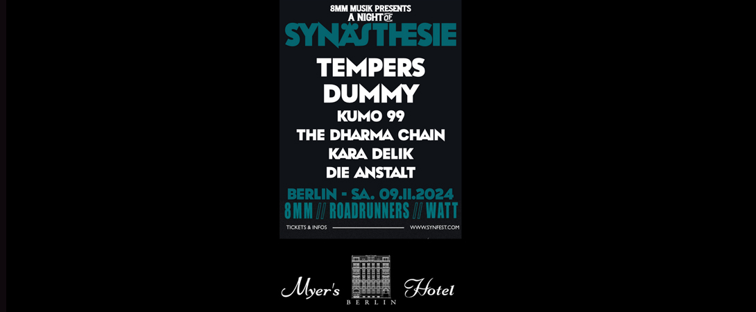 Synästhesie Festival à Berlin en Allemagne.